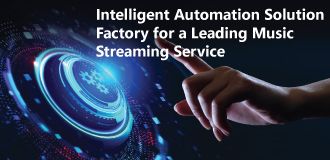 Intelligent Automation Solution Factory For A Leading Music Streaming Service Case Study Banners