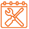 Support And Maintenance Scheduled Maintenance Icon